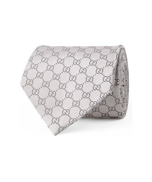 GUCCI（グッチ）の「GGパターン シルクタイ（ネクタイ・メンズ・ネイビーシルク/スカイブルー/ブラック シルク・U）」の13枚目の写真