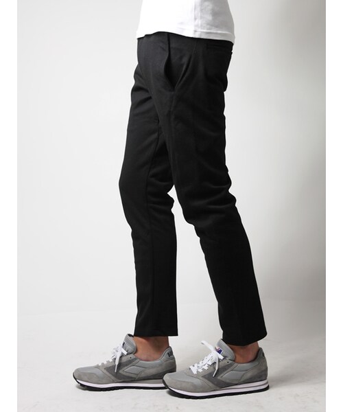 Luv maison（ラブメゾン）の「カルゼ3D アンクルパンツ（パンツ・メンズ・ブラック/ベージュ・M/L）」の2枚目の写真