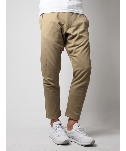 Luv maison（ラブメゾン）の「カルゼ3D アンクルパンツ（パンツ・メンズ・ブラック/ベージュ・M/L）」の11枚目の写真