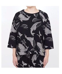 新品　マーブルシュッド　marble sud クジラ　刺繍　トップス　カットソー marble sud（マーブルシュッド）の「marble SUD マーブル