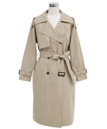 Dailyabout | ベーシックダブルボタンロングトレンチコート(P0000WOQ)(トレンチコート)
