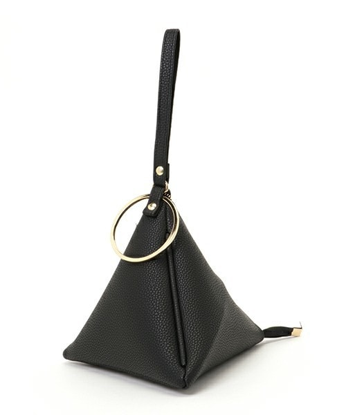 Bab Bou Jeloud(バブブージュルード)の「【Bab】サンカクリングハンドルバッグ(クラッチバッグ・キッズ・ブラック/グレー/ブルー/キャメル・ONE SIZE)」の16枚目の写真