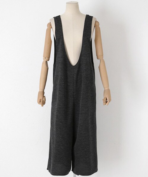 DHOLIC（ディーホリック）の「Vネックワイドオールインワン（つなぎ/オールインワン・レディース・FREE）」の3枚目の写真