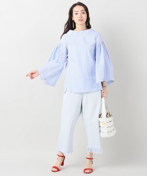 IENA（イエナ）の「TEIJA 袖フレアブラウス（）」 - WEAR
