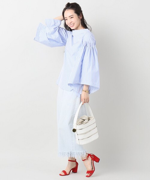 IENA（イエナ）の「TEIJA 袖フレアブラウス（）」 - WEAR