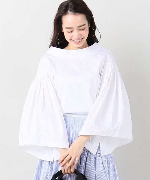 IENA（イエナ）の「TEIJA 袖フレアブラウス（）」 - WEAR