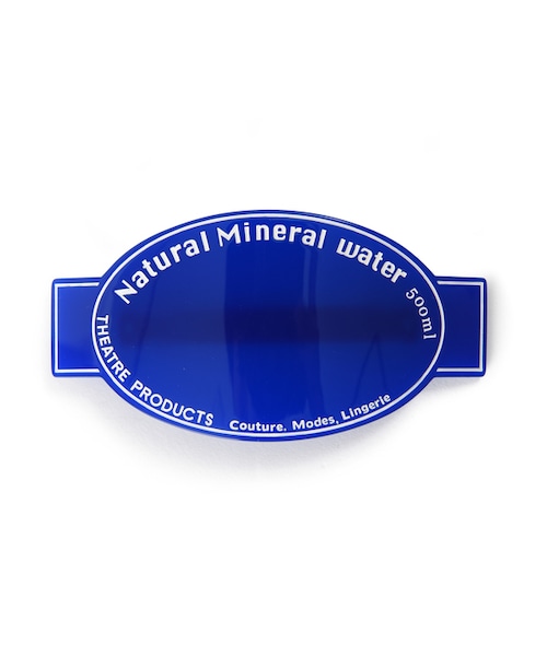 THEATRE PRODUCTS（シアタープロダクツ）の「BOTTLE LABEL BARETTE ボトルラベルバレッタ（バレッタ/ヘアクリップ・レディース・ホワイト/ブルー・FREE）」の2枚目の写真