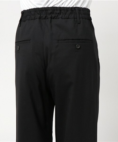 DIET BUTCHER（ダイエットブッチャー）の「DIET BUTCHER SLIM SKIN ウールストレッチワイドパンツ（その他パンツ・メンズ・ブラック・1/2）」の5枚目の写真