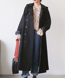 DHOLIC | バックルベルトSETダブルボタントレンチコート(トレンチコート)