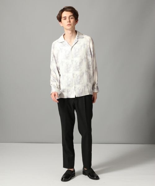 HARE ハレ アートガラカイキンシャツ ホワイト S HARE（ハレ）の「アートガラカイキンシャツ（）」 - WEAR