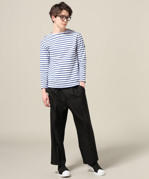 417 EDIFICE(フォーワンセブンエディフィス)の「PE ツイルワイドパンツ(パンツ・ブラック/S/在庫あり/M/L)」の4枚目の写真