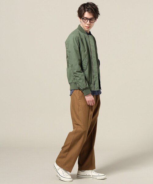 417 EDIFICE(フォーワンセブンエディフィス)の「PE ツイルワイドパンツ(パンツ・ブラック/S/在庫あり/M/L)」の6枚目の写真