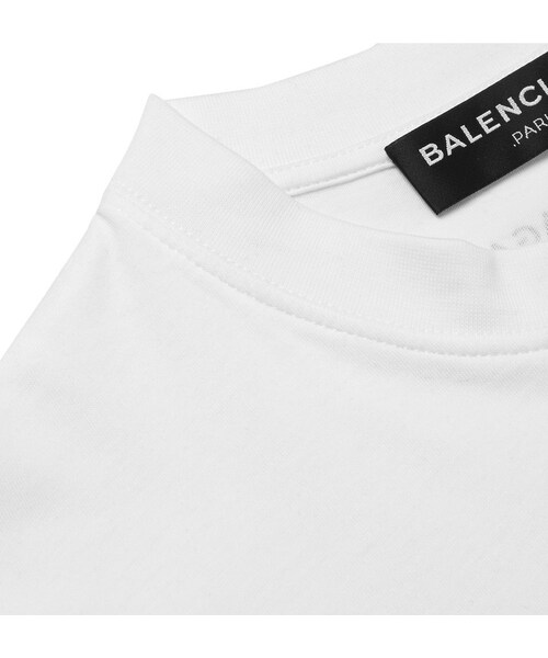 BALENCIAGA(バレンシアガ)の「Balenciaga Cotton-Jersey T-Shirt(Tシャツ/カットソー・メンズ・White・XS/S/M/L/XL)」の7枚目の写真