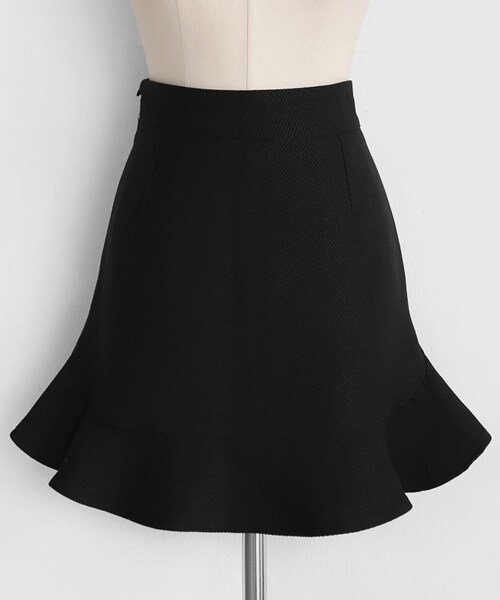 DHOLIC(ディーホリック)の「ラッフルヘムミニスカート(スカート・レディース・S/M)」の2枚目の写真