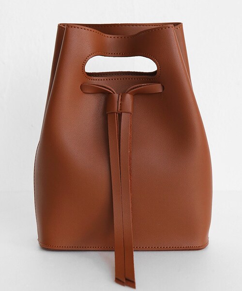 DHOLIC（ディーホリック）の「8COLORSレザーライクバケットバッグ（ショルダーバッグ・レディース・FREE）」の4枚目の写真