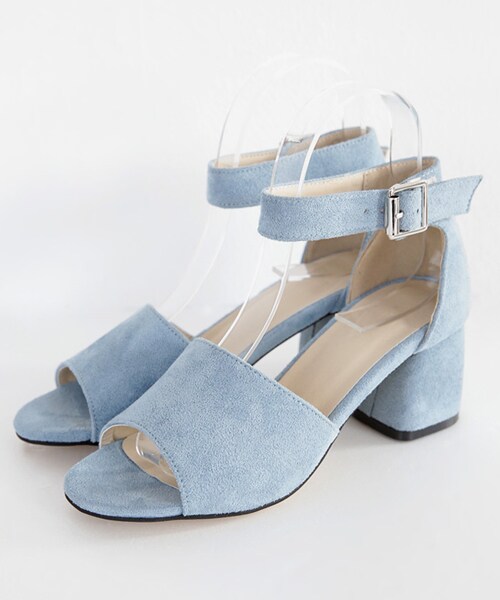 DHOLIC（ディーホリック）の「スエード調アンクルストラップサンダル（サンダル・レディース・225/230/235/240/245/250）」の4枚目の写真