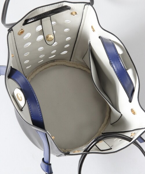 HARE（ハレ）の「ハイショクパンチングBAG（バッグ・オフホワイト/ブラック）」の8枚目の写真