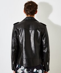 LAD MUSICIAN ホースレザー 本革 シングルライダース 42 ☆ホースハイドレザー シングルライダースジャケット