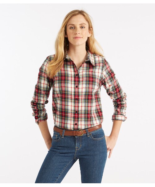 L.L.Bean（エルエルビーン）の「Scotch Plaid Shirt, Slightly Fitted（トップス・レディース・Stewart Victoria/Grey Stewart/Prince Charles Edward/Napier/Buchanan/Black Watch/Navy Tartan/Black Stewart・Misses' x X-Small/Misses' x XX-Small/Misses' x Small/Misses' x Medium/Misses' x Large/Misses' x X-Large/Petite x X-Small/Petite x Small/Petite x Medium/Petite x Large/Petite x X-Large/Petite x XX-Small）」の9枚目の写真