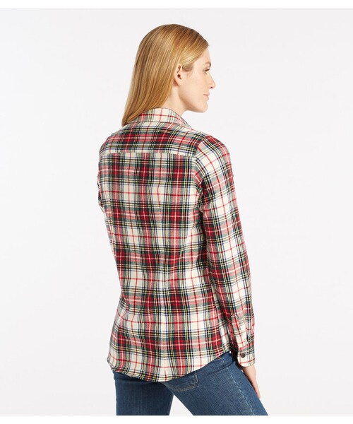 L.L.Bean（エルエルビーン）の「Scotch Plaid Shirt, Slightly Fitted（トップス・レディース・Stewart Victoria/Grey Stewart/Prince Charles Edward/Napier/Buchanan/Black Watch/Navy Tartan/Black Stewart・Misses' x X-Small/Misses' x XX-Small/Misses' x Small/Misses' x Medium/Misses' x Large/Misses' x X-Large/Petite x X-Small/Petite x Small/Petite x Medium/Petite x Large/Petite x X-Large/Petite x XX-Small）」の19枚目の写真