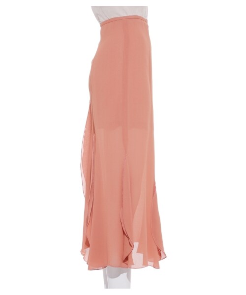 LILY BROWN（リリーブラウン）の「デザイン裾ロングスカート（ロングスカート・レディース・BEG/PNK/BLK・0/1）」の7枚目の写真