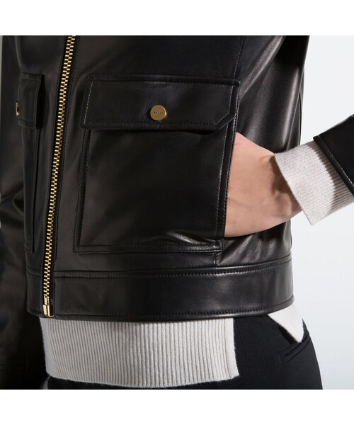 BALLY（バリー）の「Leather Biker Jacket（ライダースジャケット