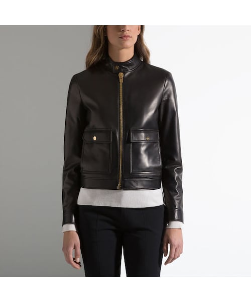 BALLY（バリー）の「Leather Biker Jacket（ライダースジャケット