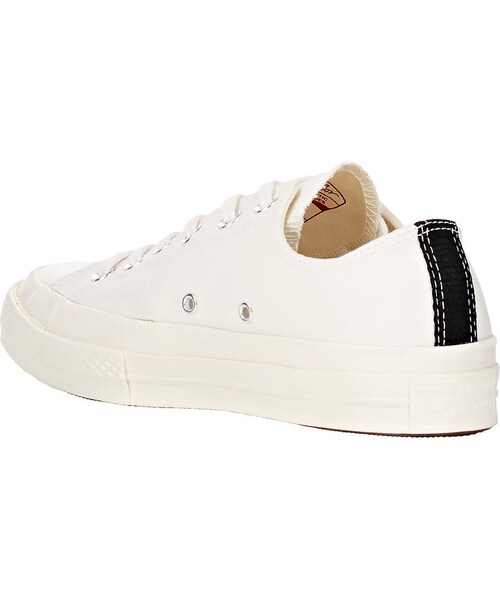 COMME des GARCONS(コムデギャルソン)の「Comme des Garçons PLAY Women's Women's Chuck Taylor 1970s Low-Top Sneakers(スニーカー・レディース・WHITE・8/7/11/6/10/9)」の3枚目の写真