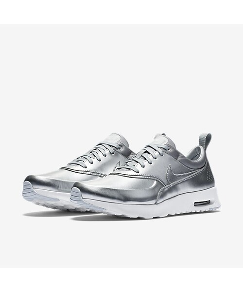 NIKE（ナイキ）の「Nike Air Max Thea Women's Shoe（スニーカー・レディース・Metallic Silver/Pure Platinum/White/Met・5）」の6枚目の写真