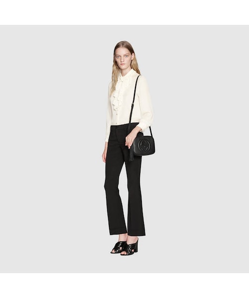 GUCCI（グッチ）の「Soho leather disco bag（ショルダーバッグ・レディース・black leather__308364A7M0G1000）」の4枚目の写真