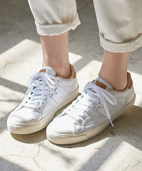 green label relaxing（グリーンレーベルリラクシング）の「[別注][ニューバランス]new balance PROCRT BC スニーカー(22.5cm-25cm)（スニーカー・レディース・ホワイト・24cm）」の2枚目の写真