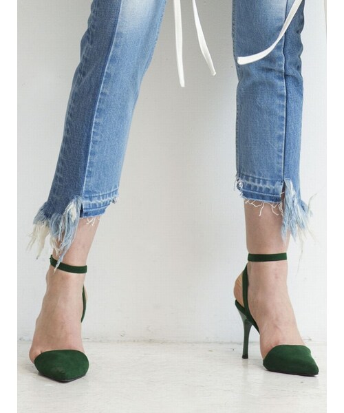 EMODA（エモダ）の「ストレートカットシューズ（シューズ・レディース・ブラック/ピンク/グリーン/アイスブルー・S/M/L/XL）」の5枚目の写真