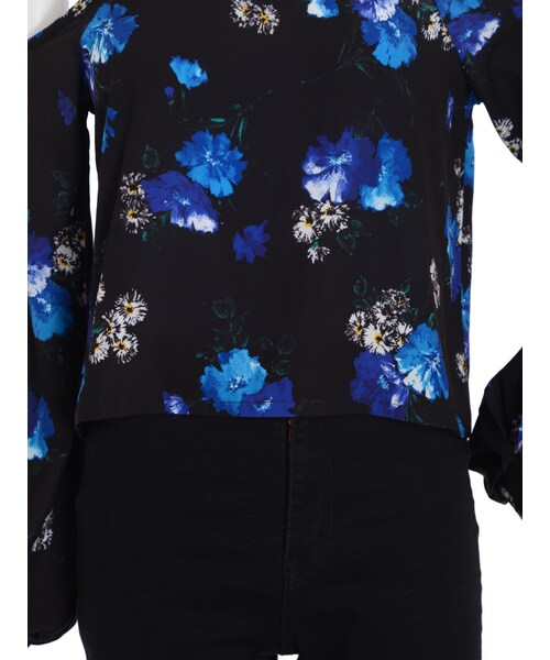 EMODA（エモダ）の「Draw Flowerオープントップ（トップス・レディース・ホワイト/ミックス・F）」の11枚目の写真