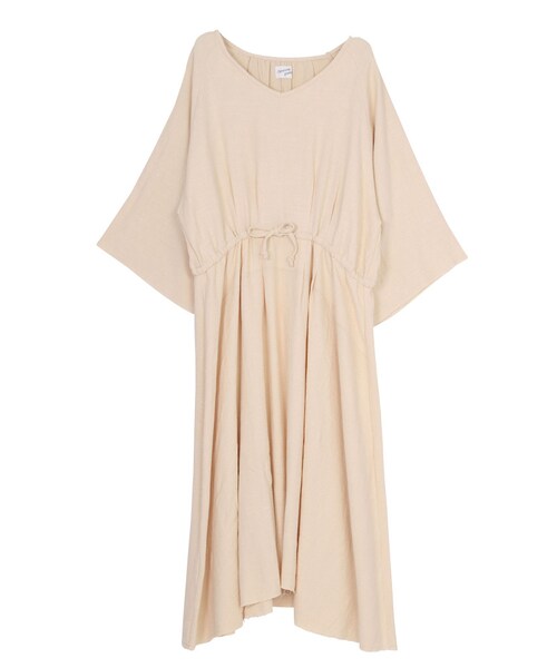 merry jenny（メリージェニー）の「ガーゼラグランワンピース（ワンピース/ドレス・レディース・オフホワイト/ピンク/グリーン）」の3枚目の写真