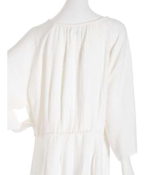 merry jenny（メリージェニー）の「ガーゼラグランワンピース（ワンピース/ドレス・レディース・オフホワイト/ピンク/グリーン）」の11枚目の写真