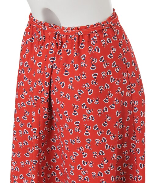 MURUA（ムルーア）の「【2017年春新作】little flowerフレアスカート（スカート・レディース・ブラック/レッド・1/2）」の9枚目の写真