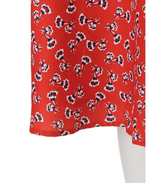 MURUA（ムルーア）の「【2017年春新作】little flowerフレアスカート（スカート・レディース・ブラック/レッド・1/2）」の10枚目の写真