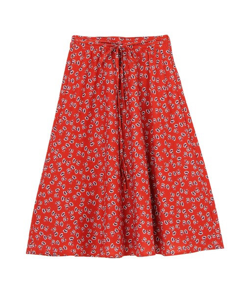 MURUA（ムルーア）の「【2017年春新作】little flowerフレアスカート（スカート・レディース・ブラック/レッド・1/2）」の11枚目の写真