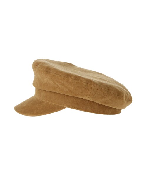 Ungrid（アングリッド）の「フェイクスウェードマリンキャップ（帽子・レディース・ブラック/キャメル・F）」の6枚目の写真