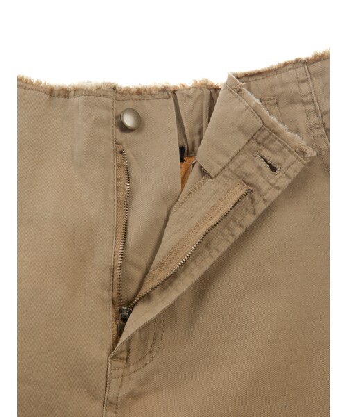 w closet（ダブルクローゼット）の「【S/S】カットオフツイルロールアップパンツ（パンツ・レディース・ベージュ・FREE）」の10枚目の写真