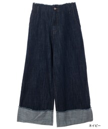 w closet | 【S/S】カットオフウエストロールアップデニム(パンツ)