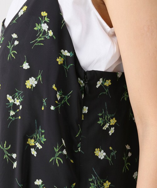 JOURNAL STANDARD（ジャーナルスタンダード）の「フラワープリント キャミワンピース（ワンピース/ドレス・ブラック/フリー/在庫あり）」の10枚目の写真