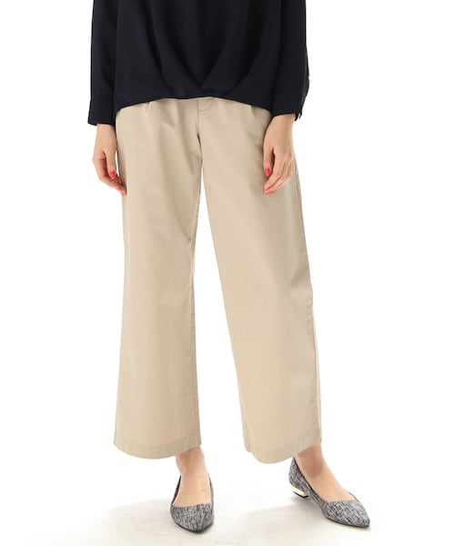 Honeys（ハニーズ）の「チノワイドロング丈（パンツ・スキニー・レディース・ブラック/ネイビー/キャメル/ライトベージュ・Ｓ/Ｍ/Ｌ/ＬＬ）」の3枚目の写真