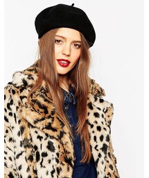 asos | ASOS COLLECTION ASOS Wool Beret(帽子)