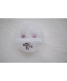 atelier bloom | 鉱物ピアス パープル(ピアス(両耳用))