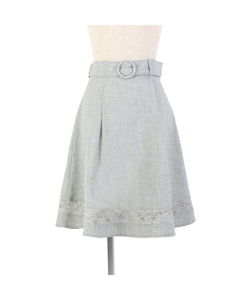 F i.n.t(フィント)の「裾レース切替フレアースカート/F i.n.t(スカート・レディース・その他)」の5枚目の写真