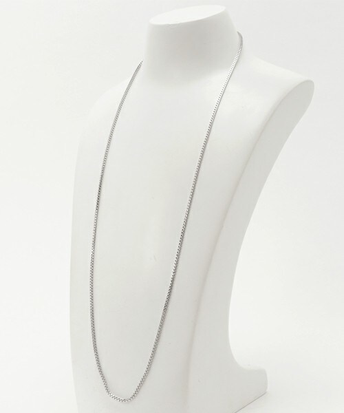 CASPER JOHN AIVER（キャスパージョンアイバー）の「シングルチェーンロングネックレス（ネックレス・メンズ・シルバー・FREE）」の4枚目の写真