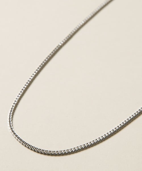 CASPER JOHN AIVER（キャスパージョンアイバー）の「シングルチェーンロングネックレス（ネックレス・メンズ・シルバー・FREE）」の10枚目の写真