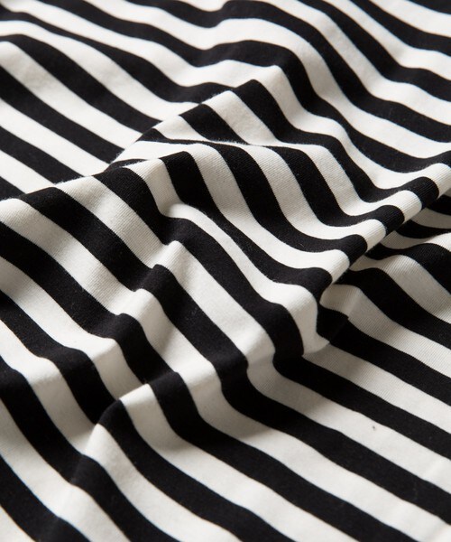 CASPER JOHN AIVER（キャスパージョンアイバー）の「CASPER JOHN AIVER　スーパーロングアームボーダーロンT（Tシャツ/カットソー・メンズ・ホワイト×ブラック/ブラック×レッド/ブラック×ブルー・MEDIUM/LARGE）」の17枚目の写真