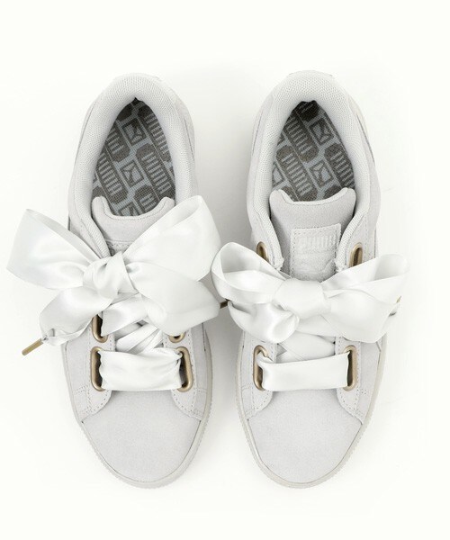 PUMA(プーマ)の「SUEDE HEART SATIN WMNS 362714-02(スニーカー・レディース・グレー・23cm/24.5cm)」の5枚目の写真